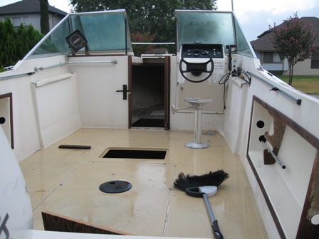 The cuddy doors fell apart at the joints thankfully.  I have alot of woodworking experience.