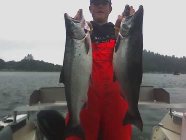 Ilwaco 2007 Some nice slivers (Coho)